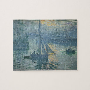 Claude Monet - Sunrise at seaside puzzle