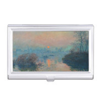 Claude Monet - Sunset on the Seine at Lavacourt