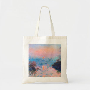 Claude Monet - Sunset On The Seine Tote Bag