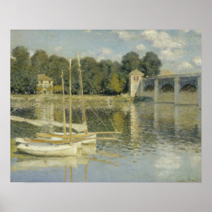 Claude Monet - The Argenteuil Bridge Poster
