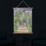 Claude Monet The Artist Garden Sunflowers Old Art Hanging Tapestry<br><div class="desc">Claude Monet,  The Artist's Garden at Vétheuil,  1880-1881. Old famous painting with a little boy and sunflowers. Printed on a wood-framed wall-hanging tapestry. CCO license,  public domain.</div>