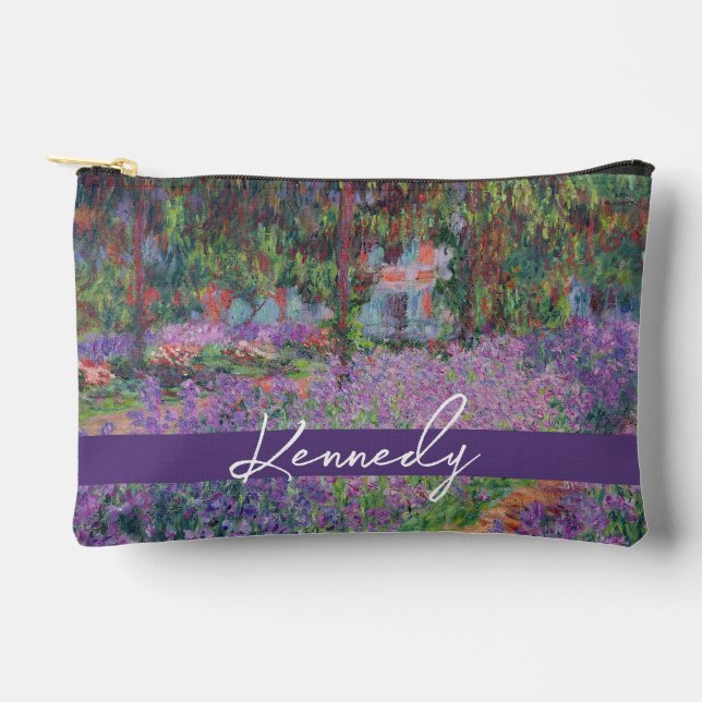 Claude Monet | The Artist's Garden at Giverny Accessory Pouch (Front)