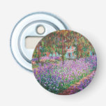 Claude Monet - The Artist's Garden at Giverny Bottle Opener<br><div class="desc">The Artist's Garden at Giverny / Le Jardin de l'artiste a Giverny - Claude Monet,  1900</div>