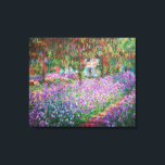 Claude Monet - The Artist's Garden at Giverny Canvas Print<br><div class="desc">The Artist's Garden at Giverny / Le Jardin de l'artiste a Giverny - Claude Monet,  1900</div>