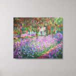 Claude Monet - The Artist's Garden at Giverny Canvas Print<br><div class="desc">The Artist's Garden at Giverny / Le Jardin de l'artiste a Giverny - Claude Monet,  1900</div>