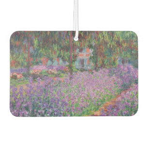 Claude Monet The Artist's Garden at Giverny Car Air Freshener