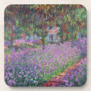 Claude Monet The Artist's Garden at Giverny Coaster