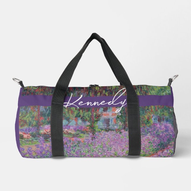 Claude Monet | The Artist's Garden at Giverny Duffle Bag (Front)