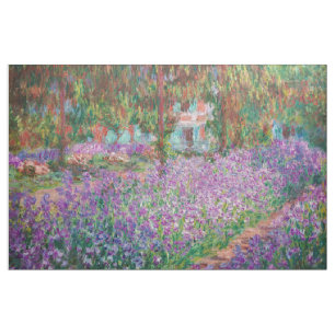 Claude Monet - The Artist's Garden at Giverny Fabric