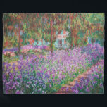 Claude Monet - The Artist's Garden at Giverny Fleece Blanket<br><div class="desc">The Artist's Garden at Giverny / Le Jardin de l'artiste a Giverny - Claude Monet,  1900</div>