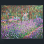 Claude Monet - The Artist's Garden at Giverny Fleece Blanket<br><div class="desc">The Artist's Garden at Giverny / Le Jardin de l'artiste a Giverny - Claude Monet,  1900</div>