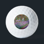 Claude Monet - The Artist's Garden at Giverny Golf Balls<br><div class="desc">The Artist's Garden at Giverny / Le Jardin de l'artiste a Giverny - Claude Monet,  1900</div>