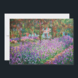 Claude Monet - The Artist's Garden at Giverny Invitation<br><div class="desc">The Artist's Garden at Giverny / Le Jardin de l'artiste a Giverny - Claude Monet,  1900</div>