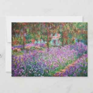 Claude Monet - The Artist's Garden at Giverny Invitation