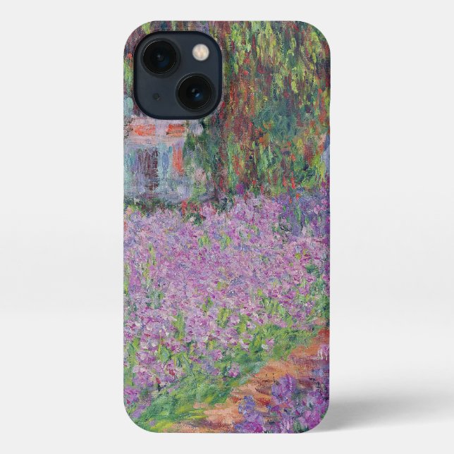 Claude Monet | The Artist's Garden at Giverny iPhone Case (Back)