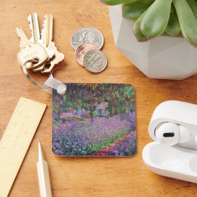 Claude Monet | The Artist's Garden at Giverny Key Ring (Desk)