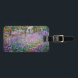 Claude Monet - The Artist's Garden at Giverny Luggage Tag<br><div class="desc">The Artist's Garden at Giverny / Le Jardin de l'artiste a Giverny - Claude Monet,  1900</div>