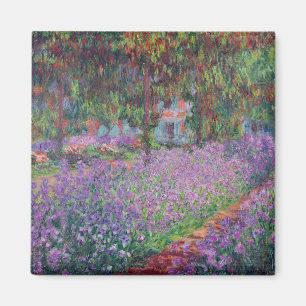 Claude Monet The Artist's Garden at Giverny Magnet