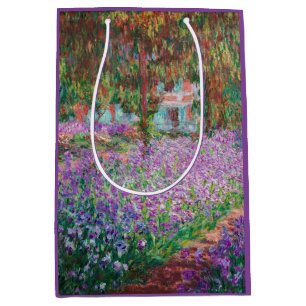 Claude Monet - The Artist's Garden at Giverny Medium Gift Bag