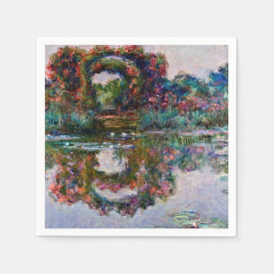 Claude Monet - The Artists Garden At Giverny Napkin