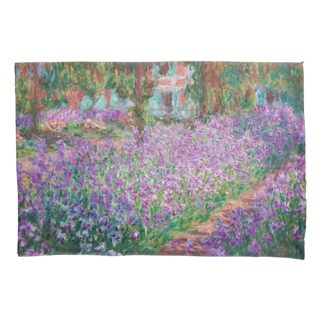 Claude Monet - The Artist's Garden at Giverny Pillowcase (Front)