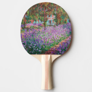 Claude Monet - The Artist's Garden at Giverny Ping Pong Paddle