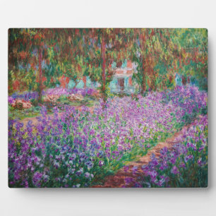 Claude Monet - The Artist's Garden at Giverny Plaque