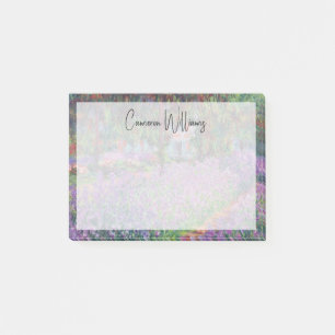 Claude Monet The Artist's Garden at Giverny Post-it Notes
