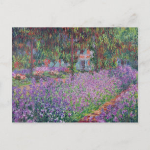 Claude Monet   The Artist's Garden at Giverny Postcard