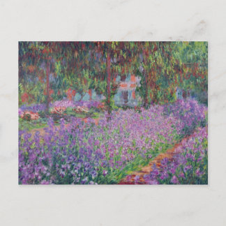 Claude Monet | The Artist's Garden at Giverny Postcard