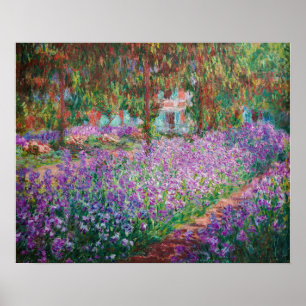 Claude Monet - The Artist's Garden at Giverny Poster