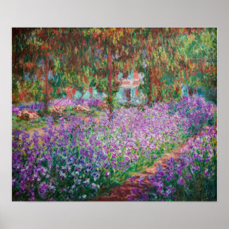 Claude Monet - The Artist's Garden at Giverny Poster