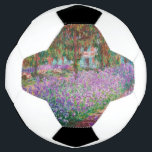 Claude Monet - The Artist's Garden at Giverny Soccer Ball<br><div class="desc">The Artist's Garden at Giverny / Le Jardin de l'artiste a Giverny - Claude Monet,  1900</div>