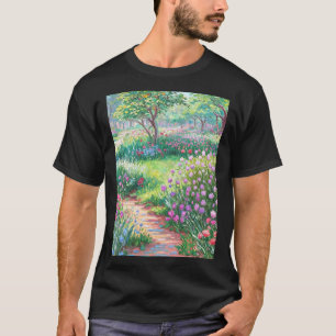 Claude Monet The Artist's Garden At Giverny Sticke T-Shirt