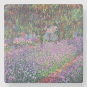 Claude Monet The Artist's Garden at Giverny Stone Coaster