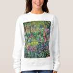 Claude Monet - The Artist's Garden at Giverny Sweatshirt<br><div class="desc">Claude Monet - The Artist's Garden at Giverny</div>