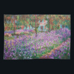 Claude Monet - The Artist's Garden at Giverny Tea Towel<br><div class="desc">The Artist's Garden at Giverny / Le Jardin de l'artiste a Giverny - Claude Monet,  1900</div>