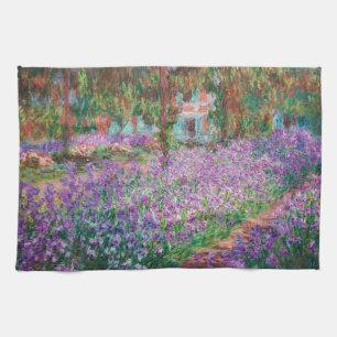 Claude Monet - The Artist's Garden at Giverny Tea Towel