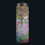 Claude Monet - The Artist's Garden at Giverny Thermal Tumbler<br><div class="desc">The Artist's Garden at Giverny / Le Jardin de l'artiste a Giverny - Claude Monet,  1900</div>