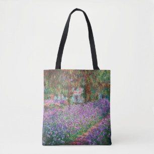 Claude Monet - The Artist's Garden at Giverny Tote Bag