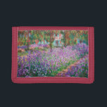 Claude Monet - The Artist's Garden at Giverny Trifold Wallet<br><div class="desc">The Artist's Garden at Giverny / Le Jardin de l'artiste a Giverny - Claude Monet,  1900</div>