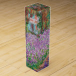 Claude Monet - The Artist's Garden at Giverny Wine Box<br><div class="desc">The Artist's Garden at Giverny / Le Jardin de l'artiste a Giverny - Claude Monet,  1900</div>