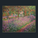 Claude Monet - The Artist's Garden at Giverny Wood Wall Art<br><div class="desc">The Artist's Garden at Giverny / Le Jardin de l'artiste a Giverny - Claude Monet,  1900</div>