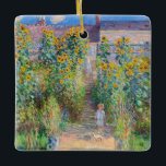 Claude Monet - The Artist's Garden at Vetheuil<br><div class="desc">The Artist's Garden at Vetheuil / Le jardin de l'artiste a Vetheuil - Claude Monet,  Oil on Canvas, 1881</div>