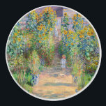 Claude Monet - The Artist's Garden at Vetheuil<br><div class="desc">The Artist's Garden at Vetheuil / Le jardin de l'artiste a Vetheuil - Claude Monet,  Oil on Canvas, 1881</div>