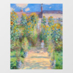 Claude Monet - The Artist's Garden at Vetheuil<br><div class="desc">The Artist's Garden at Vetheuil / Le jardin de l'artiste a Vetheuil - Claude Monet,  Oil on Canvas, 1881</div>