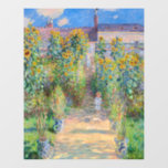 Claude Monet - The Artist's Garden at Vetheuil<br><div class="desc">The Artist's Garden at Vetheuil / Le jardin de l'artiste a Vetheuil - Claude Monet,  Oil on Canvas, 1881</div>