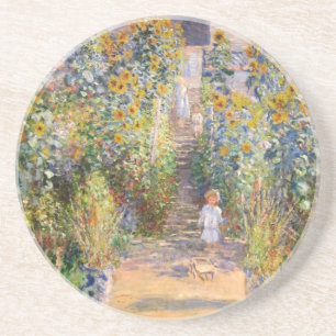 Claude Monet The Artist's Garden at Vétheuil, 1880 Coaster