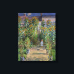 Claude Monet | The Artist's Garden at Vetheuil Canvas Print<br><div class="desc">The Artist's Garden at Vetheuil,  1880 | by Claude Monet | Art Location: National Gallery of Art,  Washington DC,  USA | French Artist | Image Collection Number: XIR37339</div>