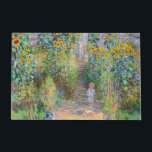 Claude Monet - The Artist's Garden at Vetheuil Doormat<br><div class="desc">The Artist's Garden at Vetheuil / Le jardin de l'artiste a Vetheuil - Claude Monet,  Oil on Canvas, 1881</div>